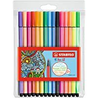 Rotulador premium STABILO Pen 68 - Estuche con 15 colores